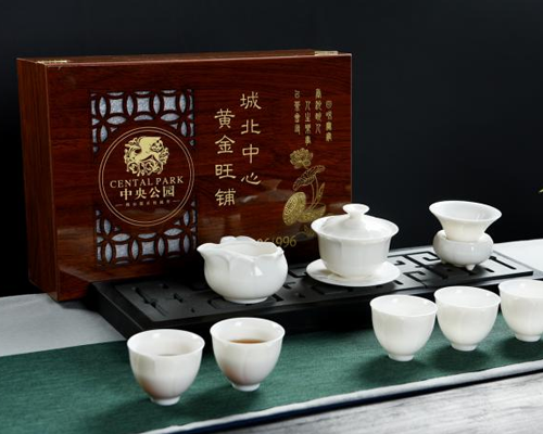 茶具套裝-10頭象牙白瓷（玉成雅韻）